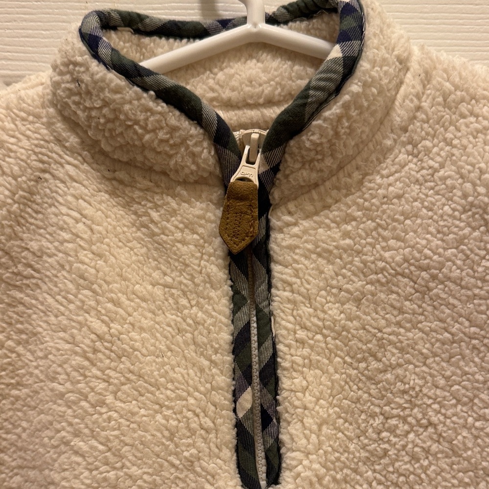 Carter's Cream Fleece Kids Footie - Picture 4 of 4
